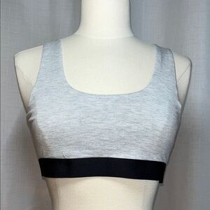 MeUndies grey soft modal bra top - large